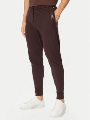 BOSS Spodnie dresowe Authentic 50554784 Brązowy Regular Fit. Brązowe spodnie dresowe męskie Boss, bez wzorów, z bawełny. Za 379.99 zł.