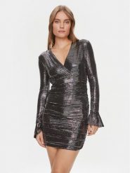 Guess Sukienka koktajlowa Britney W4RK42 KBJG0 Szary Slim Fit. Szare sukienki damskie Guess, m, z aplikacjami, z syntetyku, wizytowe, bez kołnierzyka, bez ramiączek. Za 359.99 zł.