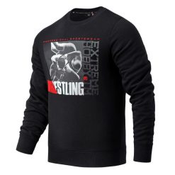 Bluza męska EXTREME HOBBY WRESTLING PRO. Czarne bluzy bez kaptura męskie EXTREME HOBBY, m, z bawełny. Za 229.00 zł.