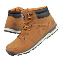 Buty sportowe Geographical Norway. Brązowe buty sportowe na co dzień męskie Geographical Norway, na zimę, z gumy, bez zapięcia, trekkingowe. Za 179.00 zł.