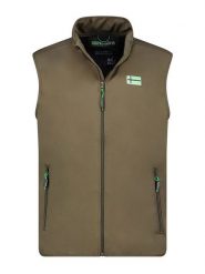 Geographical Norway Kamizelka softshellowa "Vesk" w kolorze khaki rozmiar: S. Brązowe kamizelki męskie Geographical Norway, s. Za 70.74 zł.