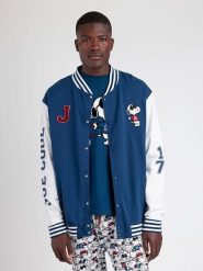 Peanuts Bluza w kolorze niebiesko-białym rozmiar: XL. Niebieskie bluzy bez kaptura męskie Peanuts, xl, z bawełny. Za 126.99 zł.