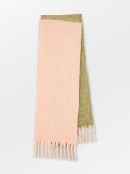 Becksöndergaard Szal w kolorze zielono-jasnoróżowym - 200 x 35 cm rozmiar: onesize. Zielone szaliki i kominy damskie Becksöndergaard, bez wzorów, z materiału. Za 173.99 zł.