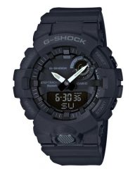 Zegarek męski Casio GBA-800-1AER, Quartz, 48mm, 20ATM. Czarne, cyfrowe zegarki męskie Casio. Za 549.70 zł.