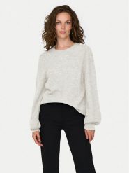 JDY Sweter Elanora 15328345 Écru Regular Fit. Swetry klasyczne damskie JDY, xs, z syntetyku, bez kołnierzyka. Za 129.99 zł.