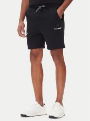 Plein Sport Szorty sportowe SAEC MJT2473 STE001N Czarny Regular Fit. Czarne szorty sportowe męskie Plein Sport, l, z bawełny. Za 599.99 zł.