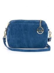 Mia Tomazzi Skórzana torebka w kolorze granatowym - 23 x 16 x 11 cm rozmiar: onesize. Niebieskie torebki klasyczne damskie Mia Tomazzi, bez wzorów, z materiału, bez dodatków. Za 224.45 zł.