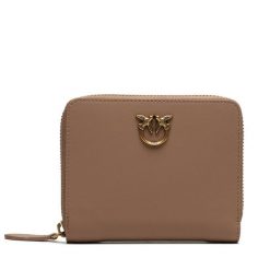 Portfel PINKO. Brązowe portfele damskie Pinko, bez wzorów. Za 699.99 zł.