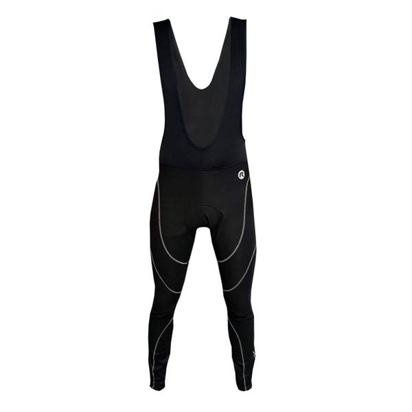 Spodnie rowerowe męskie Rogelli FOBELLO z wkładką żelową i membraną. Czarne spodnie materiałowe męskie Rogelli, bez wzorów, sportowe. Za 330.00 zł.