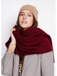 William de Faye Szal w kolorze bordowym rozmiar: onesize. Czerwone szaliki i kominy damskie William De Faye, bez wzorów, z materiału. Za 104.99 zł.