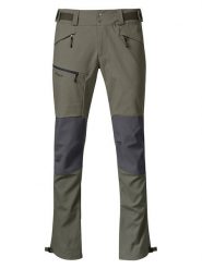 Bergans Hybrydowe spodnie trekkingowe "Fjorda" w kolorze oliwkowo-szarym rozmiar: XL. Brązowe spodnie sportowe damskie Bergans, xl, z materiału, outdoorowe. Za 461.21 zł.