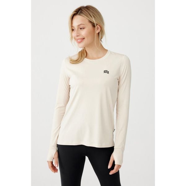 Damska koszulka sportowa Rough Radical Fun Ls. Brązowe topy sportowe damskie ROUGH RADICAL, l, bez wzorów, bez ramiączek. W wyprzedaży za 92.65 zł.