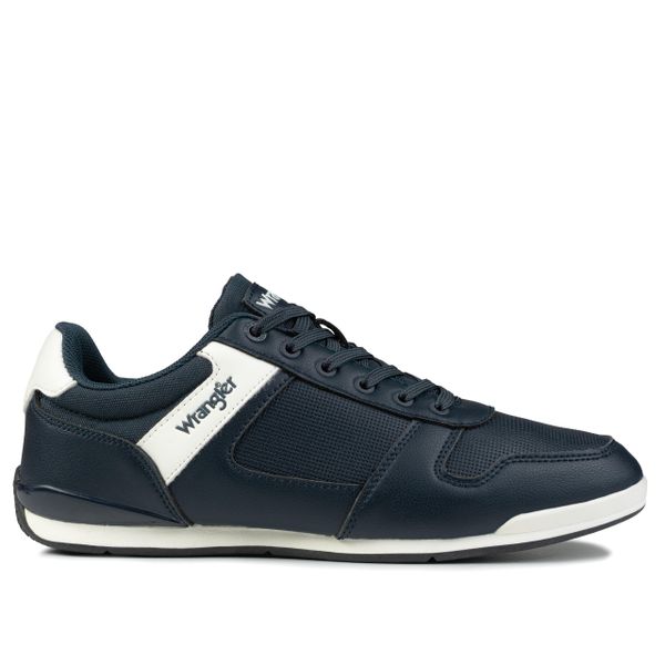 Buty męskie sportowe do chodzenia Wrangler LENOIR MEN LOW. Białe buty sportowe na co dzień męskie Wrangler, na wiosnę, z jeansu, bez zapięcia, trekkingowe. Za 219.00 zł.