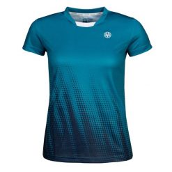 Koszulka treningowa damska Oliver 8140. Niebieskie bluzki sportowe damskie OLIVER, s, bez wzorów, z materiału, bez ramiączek. Za 288.00 zł.