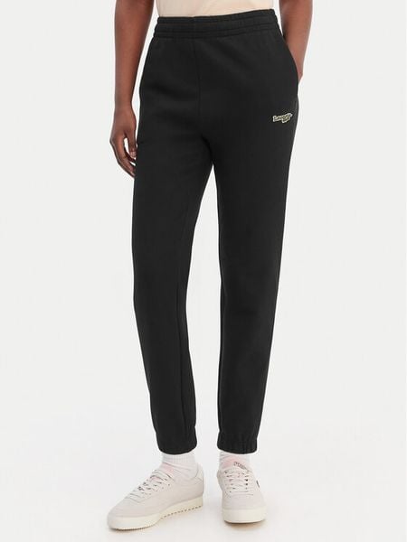 Lacoste Spodnie dresowe XF7604 Czarny Regular Fit. Czarne spodnie dresowe damskie Lacoste, bez wzorów, z dresówki. Za 569.99 zł.