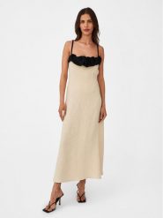 Undress Code Sukienka codzienna Ciao Bella 554 Beżowy Regular Fit. Brązowe sukienki damskie Undress code, na co dzień, l, bez wzorów, z bawełny, bez kołnierzyka, bez ramiączek, proste. Za 1,239.00 zł.