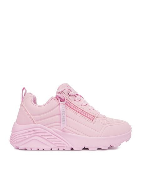 Skechers Sneakersy CEO-UNO LITE - EASY ZIP 310387L LTPK Różowy. Czerwone buty sportowe dziewczęce Skechers, bez wzorów, ze skóry, bez zapięcia. Za 219.99 zł.