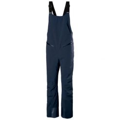 Damski kombinezon narciarski Helly Hansen Alphelia. Niebieskie kombinezony damskie Helly Hansen, na zimę, bez wzorów, sportowe, bez kołnierzyka, bez ramiączek. Za 1,546.00 zł.