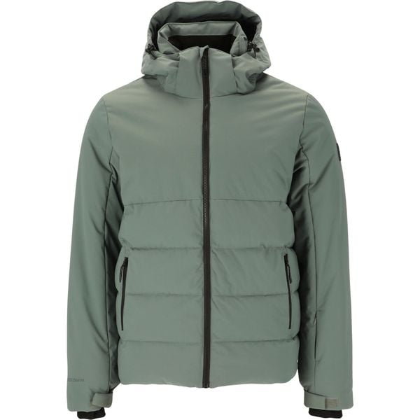 Kurtka narciarska Whistler Lakeland. Zielone kurtki męskie WHISTLER, m, bez wzorów, bez kaptura, narciarskie. Za 553.00 zł.