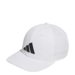 Czapka z daszkiem Adidas Tour Snapback Hat. Białe czapki męskie Adidas, bez wzorów, z materiału, sportowe. Za 119.00 zł.