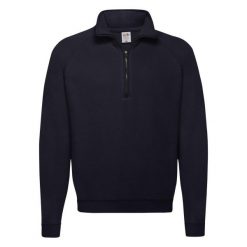 Męska Klasyczna Bluza Z Zamkiem Błyskawicznym. Niebieskie bluzy bez kaptura męskie Fruit of the Loom, m. Za 108.99 zł.