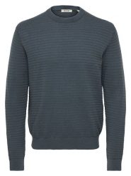 ONLY & SONS Sweter "Storm" w kolorze szaroniebieskim rozmiar: M. Niebieskie swetry męskie Only & Sons, m, bez wzorów, z bawełny, bez kołnierzyka. Za 124.95 zł.