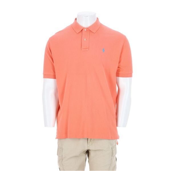 Second life - Koszulka polo męska Polo Ralph Lauren - Stan bardzo dobry. Brązowe koszulki polo męskie Ralph Lauren, l, bez wzorów, z materiału, bez ramiączek. Za 127.76 zł.