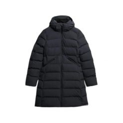 Parka dla kobiet Superdry City Mid. Brązowe parki damskie Superdry., na zimę, bez wzorów, z puchu. Za 729.10 zł.