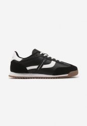Czarne Buty Sportowe Sneakersy z Geometrycznym Wzorem Tatirielin. Czarne buty sportowe na co dzień męskie Born2be, z jeansu, bez zapięcia, trekkingowe. Za 129.99 zł.