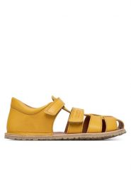 Froddo Sandały Barefoot Flexy F G3150283-5 D Żółty. Żółte sandały chłopięce Froddo, ze skóry, bez zapięcia. Za 379.99 zł.