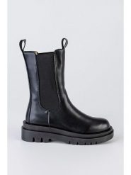 Musk Sztyblety w kolorze czarnym rozmiar: 38. Czarne botki damskie MUSK, z materiału, sportowe, bez obcasa, bez zapięcia. Za 60.88 zł.