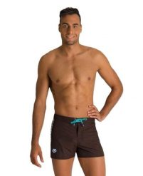 Szorty męskie kąpielówki spodenki kąpielowe na basen plażę Arena X-Short. Brązowe kąpielówki męskie Arena, m, bez wzorów, z materiału, do biegania. Za 131.98 zł.