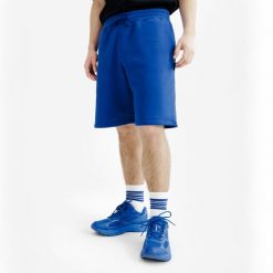 Spodenki Elementals. Brązowe szorty damskie Decathlon, bez wzorów, z bawełny. Za 99.99 zł.
