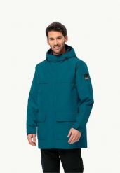 JACK WOLFSKIN Kurtka zimowa męska Winterlager Parka M teal r.L. Niebieskie parki męskie Jack Wolfskin, na zimę, l, bez wzorów, z materiału. Za 679.25 zł.