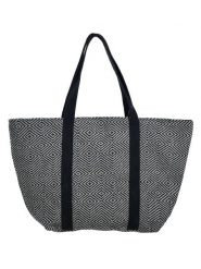BLE Torebka w kolorze czarno-białym - 32 x 30 x 15 cm rozmiar: onesize. Czarne torebki klasyczne damskie BLE, bez wzorów, z bawełny, bez dodatków. Za 76.04 zł.