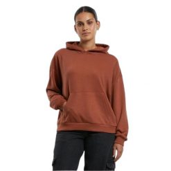 Damska bluza oversize z kapturem Urban Classics Light Terry. Brązowe bluzy z kapturem damskie Urban Classics. Za 175.50 zł.