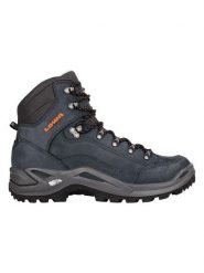 LOWA Skórzane buty turystyczne "Renegade LL Mid" w kolorze granatowym rozmiar: 46,5. Niebieskie buty trekkingowe męskie Lowa, z gore-texu, bez zapięcia, outdoorowe, gore-tex. Za 661.99 zł.