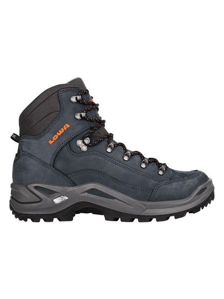 LOWA Skórzane buty turystyczne "Renegade LL Mid" w kolorze granatowym rozmiar: 46,5. Niebieskie buty trekkingowe męskie Lowa, z gore-texu, bez zapięcia, outdoorowe, gore-tex. Za 661.99 zł.