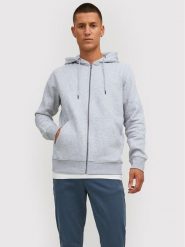 Jack & Jones Bluza Star 12210830 Szary Regular Fit. Szare bluzy bez kaptura męskie Jack & Jones, l, z bawełny. Za 219.99 zł.