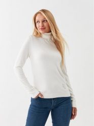 Liu Jo Golf WF3126 MA18F Écru Regular Fit. Golfy damskie Liu Jo, xl, bez wzorów, z wiskozy, bez ramiączek. Za 599.99 zł.