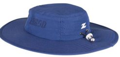 Kapelusz Z3R0D. Niebieskie kapelusze damskie ZEROD, z aplikacjami, z bawełny. Za 329.00 zł.