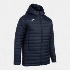 Kurtka dziecięca z kapturem Joma Urban V. Niebieskie kurtki treningowe męskie Joma, na zimę, m, bez wzorów, z materiału, do biegania. Za 342.55 zł.