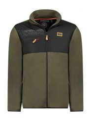 Geographical Norway Kurtka polarowa "Trasir" w kolorze khaki rozmiar: XXL. Brązowe kurtki męskie Geographical Norway, xxl, bez wzorów, z materiału, bez kaptura. Za 101.23 zł.