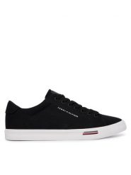 Tommy Hilfiger Tenisówki Vulc Core Rwb Long Lace Cvs FM0FM05813 Czarny. Czarne trampki i tenisówki męskie Tommy Hilfiger, bez wzorów, z materiału, bez zapięcia. Za 329.99 zł.