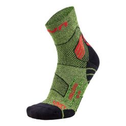 Skarpety do biegania MAN RUN TRAIL CHALLENGE SOCKS r.39-41. Zielone skarpetki męskie UYN, bez wzorów. Za 89.99 zł.