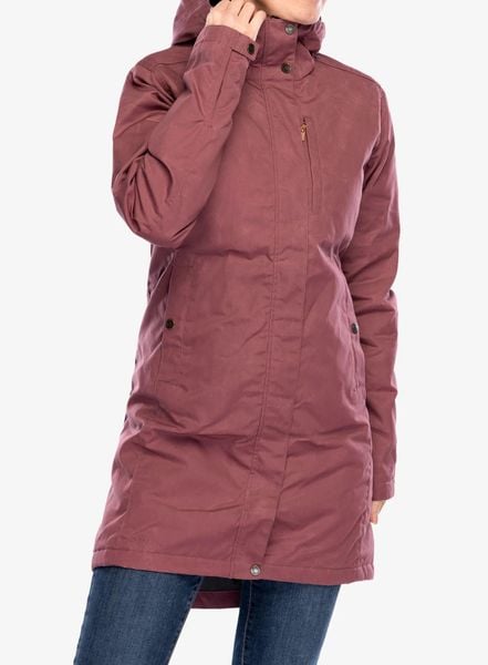 Płaszcz damski Fjallraven Kiruna Padded Parka. Czerwone parki damskie Fjällräven, na zimę, l, bez wzorów, z bawełny. Za 1,213.29 zł.