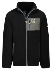 Geographical Norway Kurtka polarowa "Urock" w kolorze czarnym rozmiar: 3XL. Czarne kurtki męskie Geographical Norway, xl, bez wzorów, z polaru, bez kaptura. Za 122.38 zł.