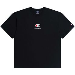 Koszulka sportowa męska Champion 219847KK001. Czarne t-shirty sportowe męskie CHAMPION, m, z bawełny, bez ramiączek. Za 174.00 zł.