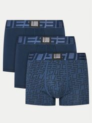 Guess Komplet bokserek U4RG01 K6YW0 Granatowy. Niebieskie bokserki męskie Guess, z aplikacjami, z bawełny. Za 139.99 zł.