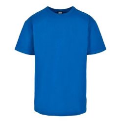 T-shirt Męski Jeden Kolor Oversized. Niebieskie t-shirty męskie Urban Classics, m, bez wzorów, bez kołnierzyka. Za 85.99 zł.